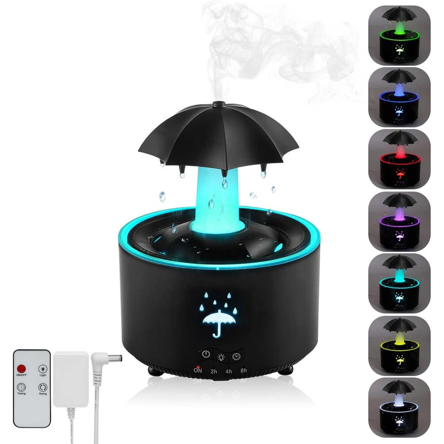 Rotating Umbrella Aroma Humidifier
